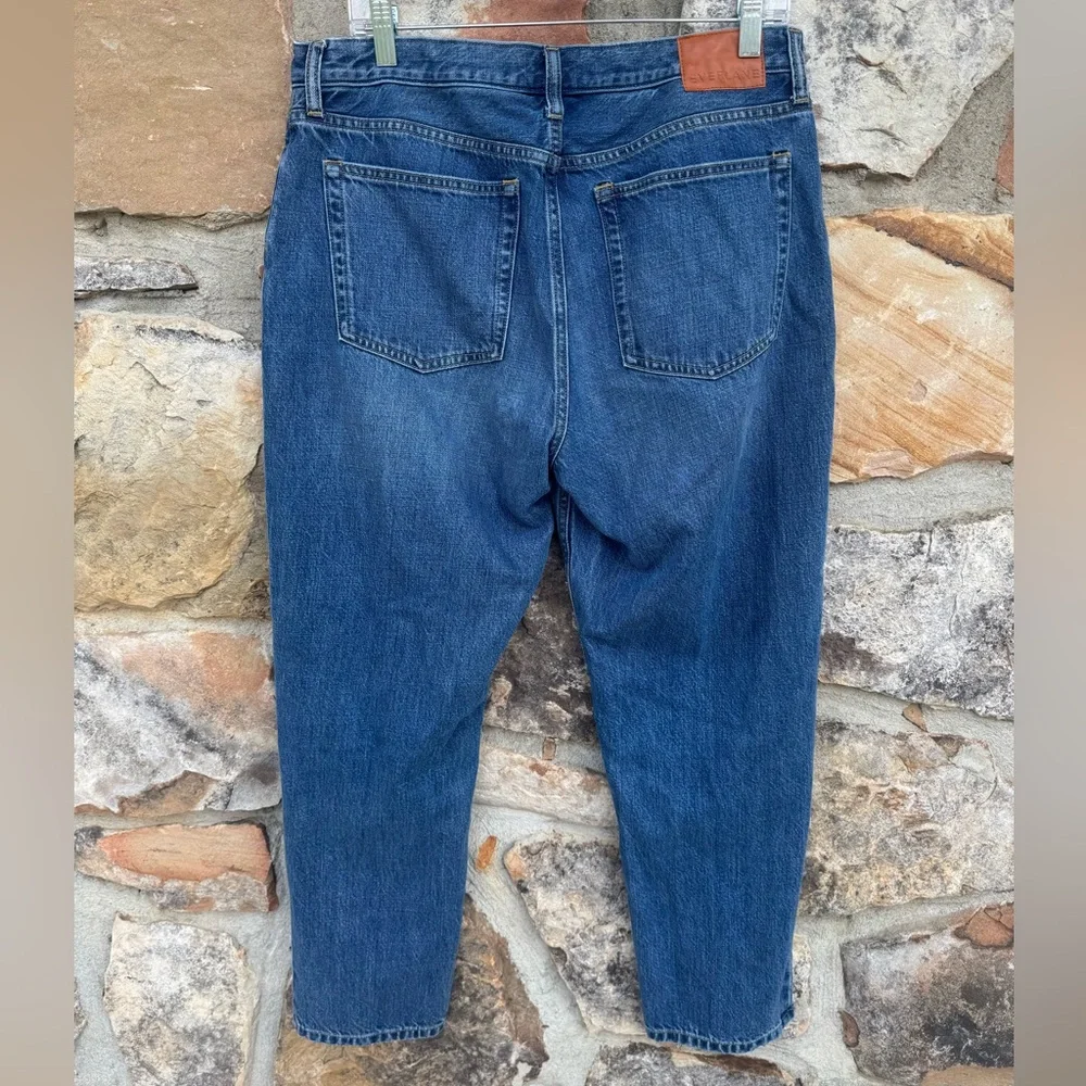 Everlane The Runaround Jean Mid Rise Cropped Dark Blue Ankle Jeans 31R